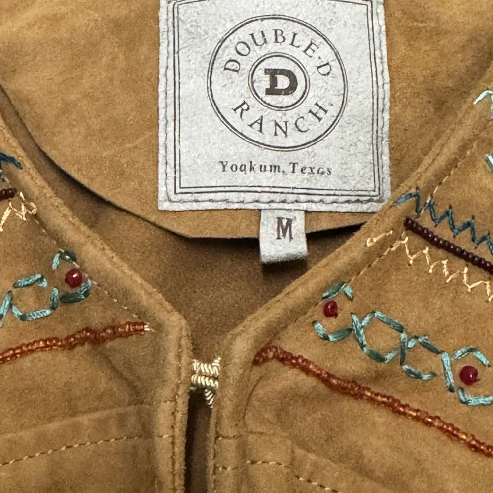 Double D Ranch Loraine beaded suede jacket. Absolutely beautiful condition. - Picture 8 of 14